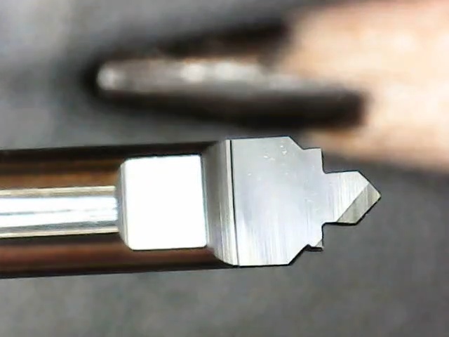 Mèche plate de forme